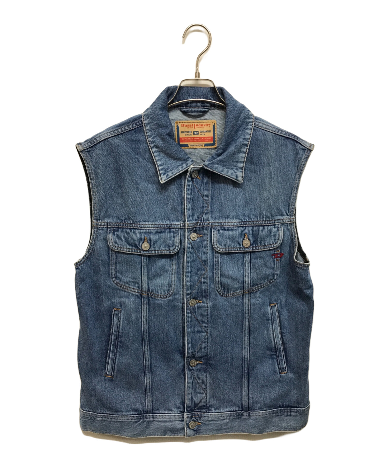 中古・古着通販】DIESEL (ディーゼル) D-Barcy-Sm デニムベスト