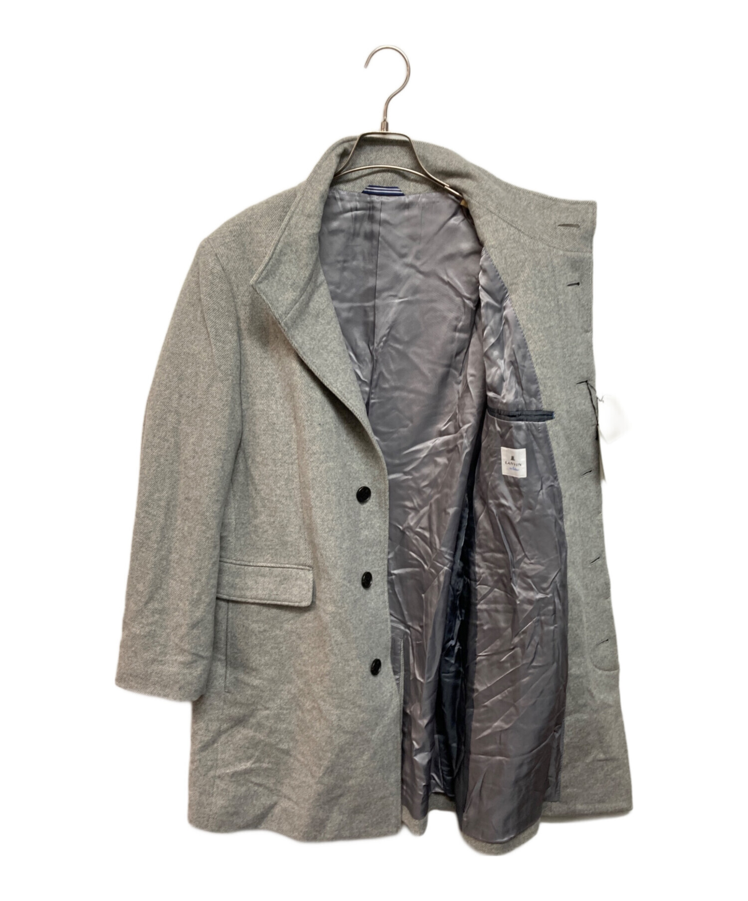 極美品】 LANVIN en Bleu スタンドカラーコート【ケース付】 ランバン