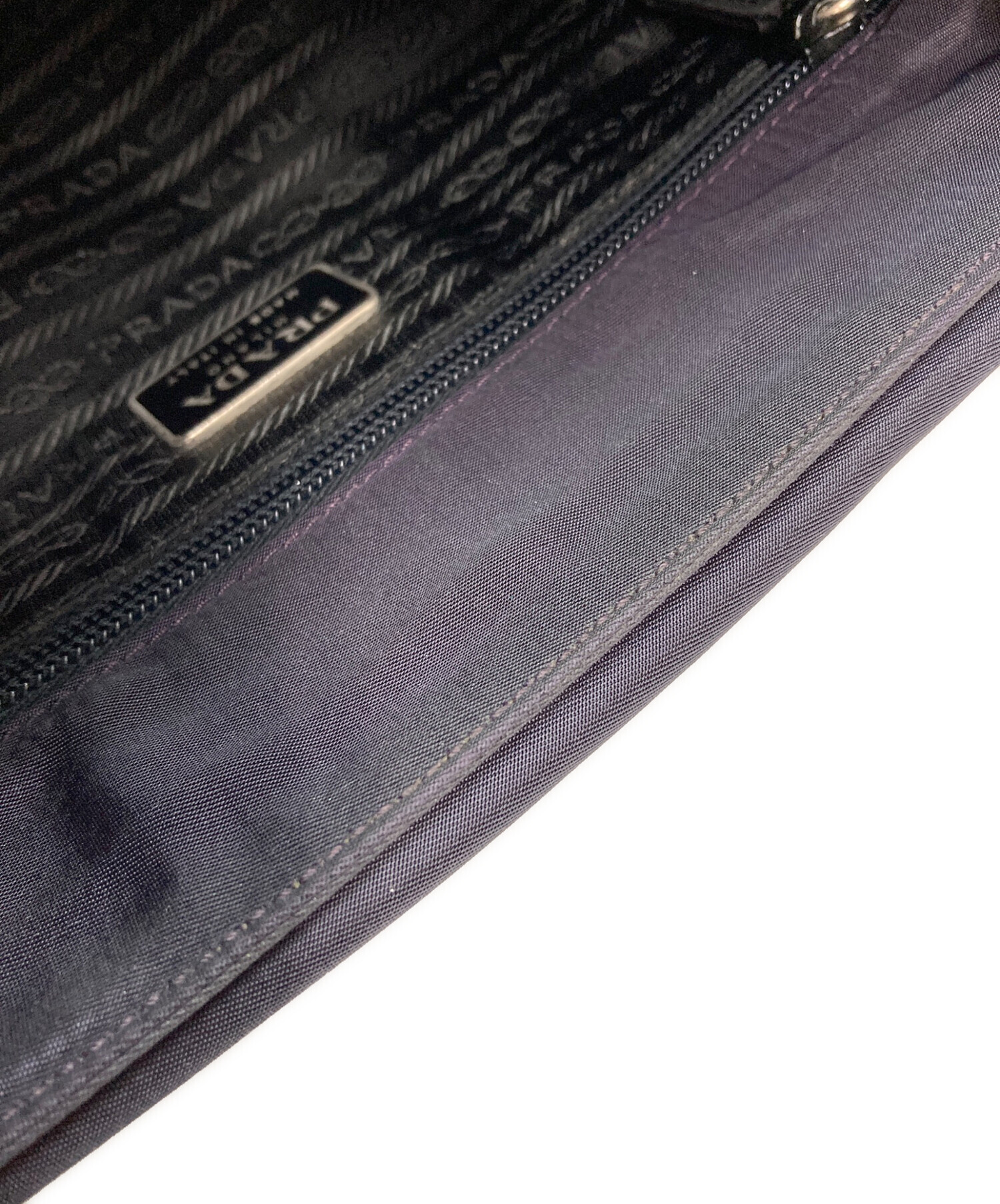 中古・古着通販】PRADA (プラダ) 三角プレートナイロンショルダー