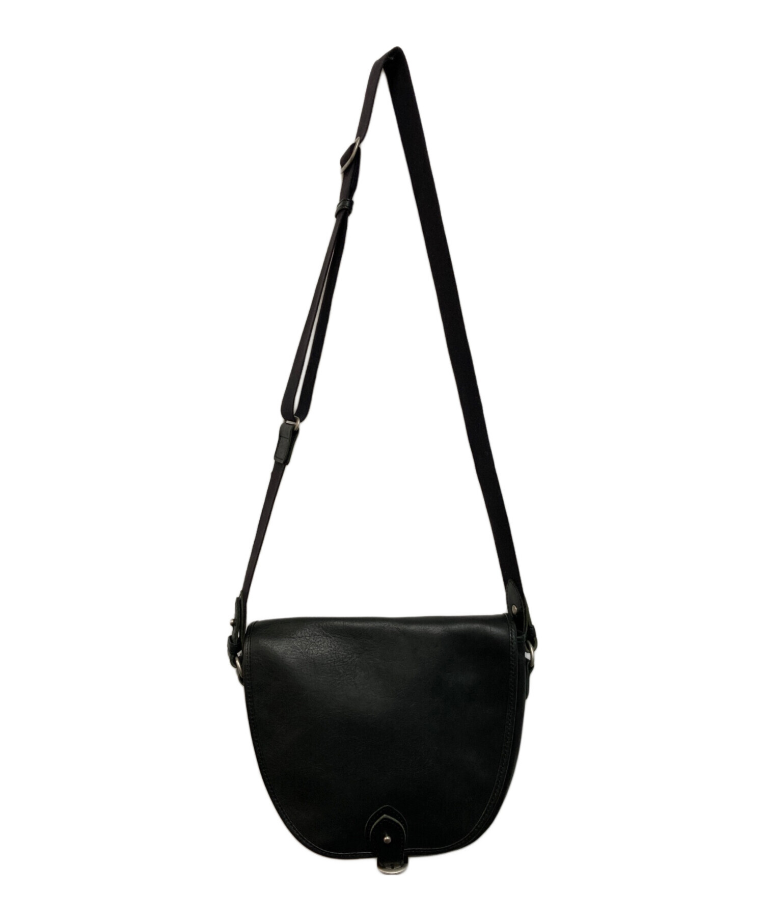 中古・古着通販】SLOW (スロウ) bono flap shoulder bag ブラック 