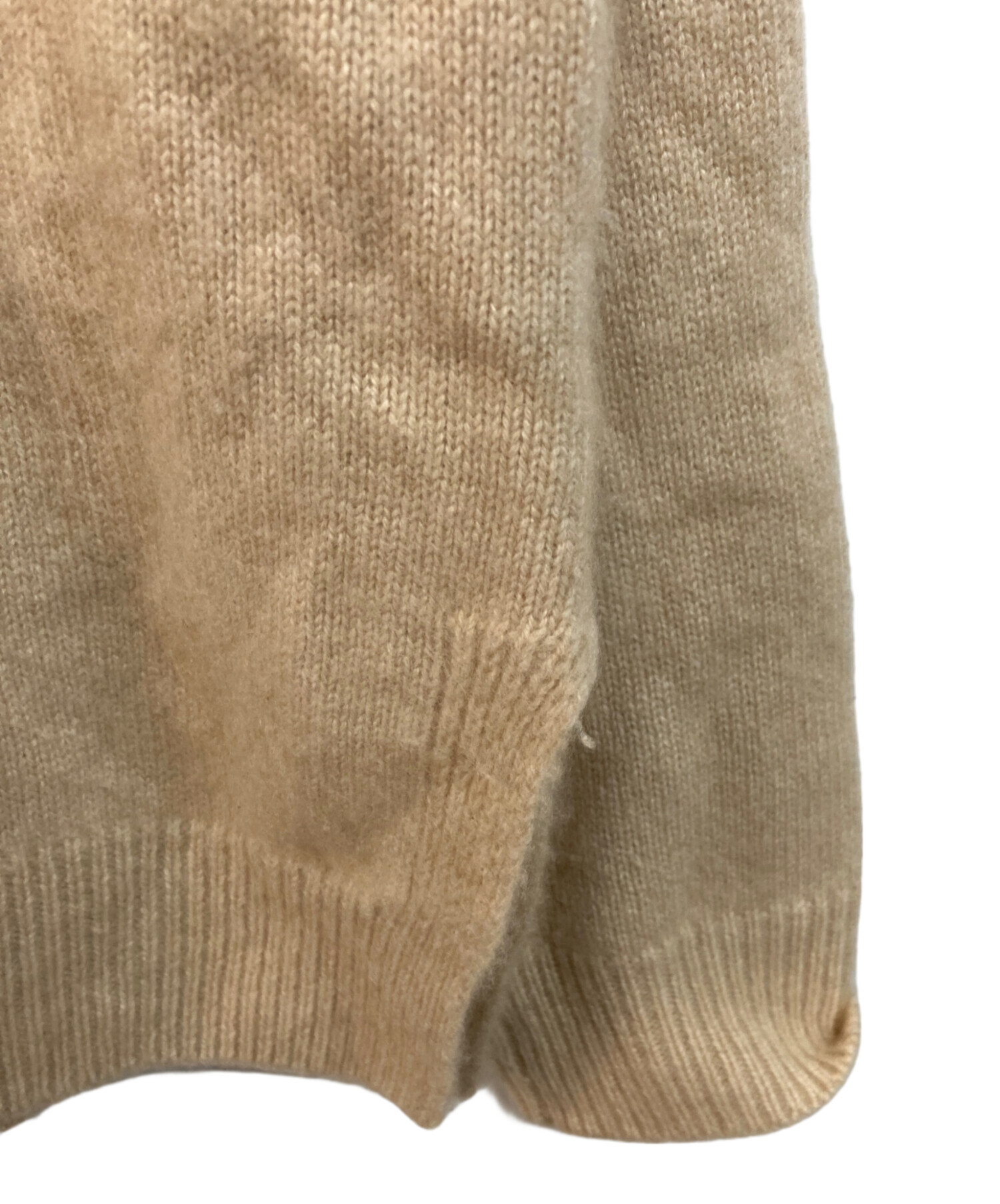 AURALEE　17AW　ベビーカシミヤ　ニット　ベージュ 中古・古着通販】AURALEE (オーラリー) ベビーカシミヤニット ベージュ