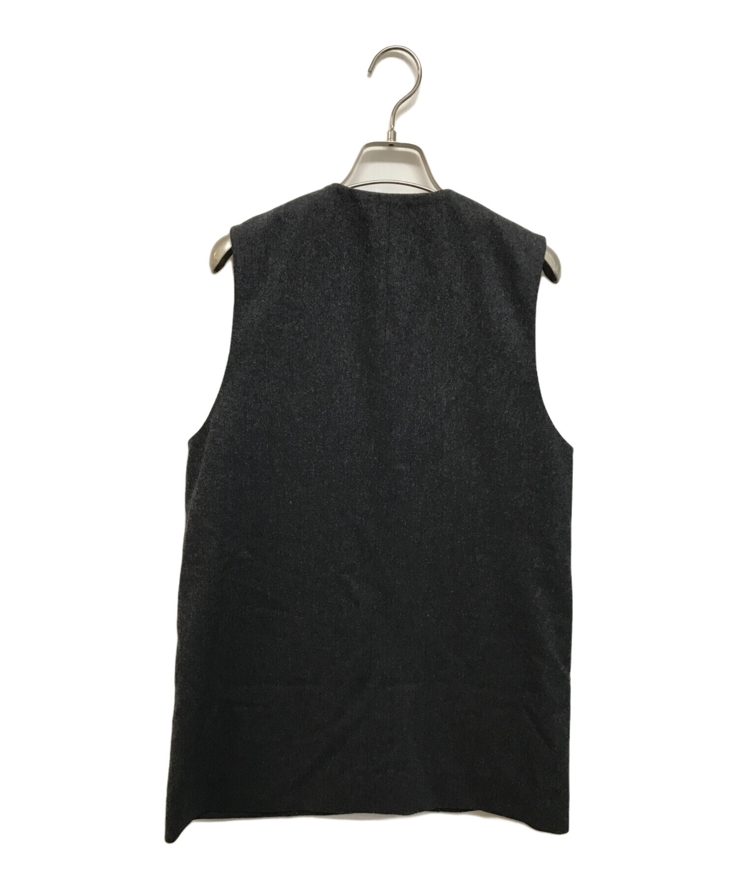 中古・古着通販】LOEFF (ロエフ) ポプリンベスト グレー｜ブランド