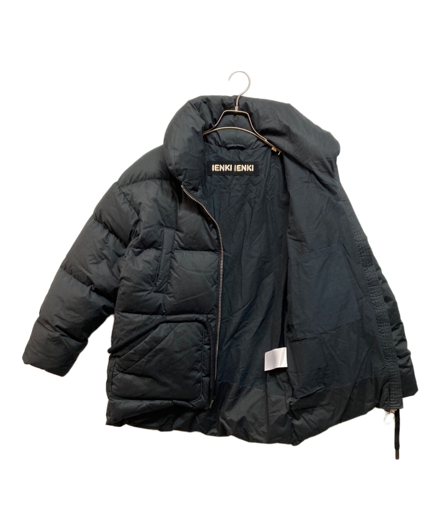 IENKI IENKI ブラックダウンジャケット XS 中古・古着通販】IENKI IENKI (イエンキ イエンキ) ダウンジャケット
