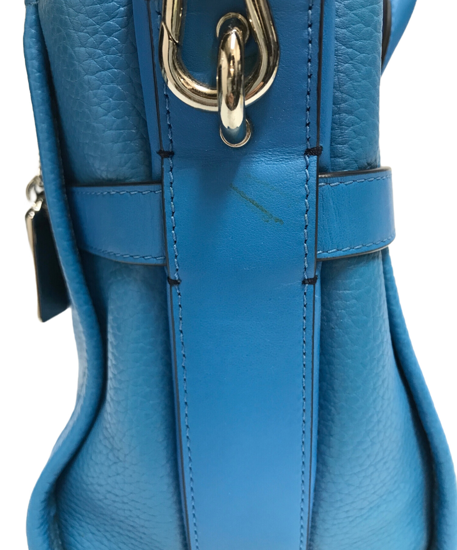中古・古着通販】COACH (コーチ) 2WAYショルダーバッグ ブルー