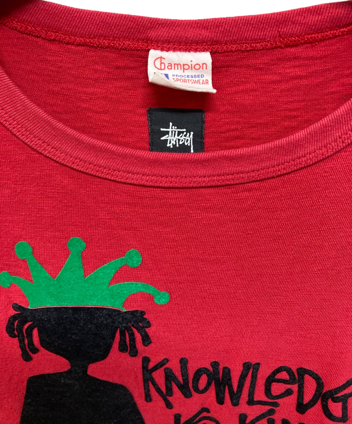 中古・古着通販】Champion (チャンピオン) stussy (ステューシー