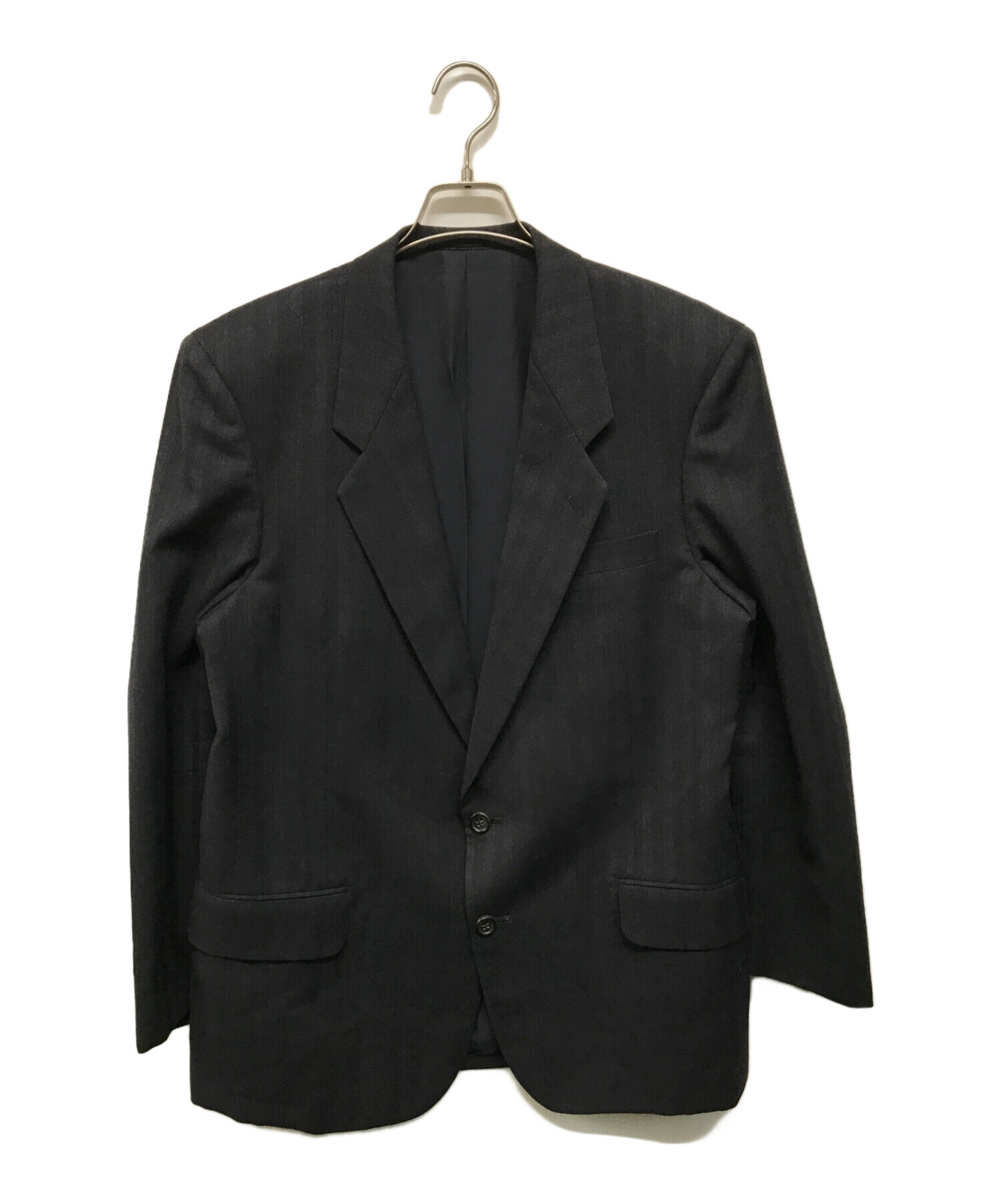 COMME des GARÇONS 綿100%ブラックビジネススーツセット 中古・古着通販】COMME des GARCONS HOMME DEUX (コムデギャルソン