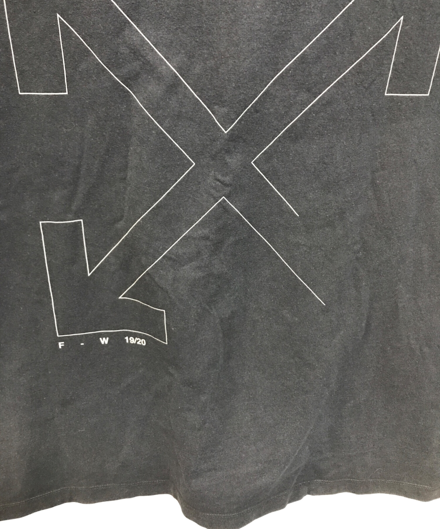 中古・古着通販】OFFWHITE (オフホワイト) 19AW UNFINISHED S/S OVER 