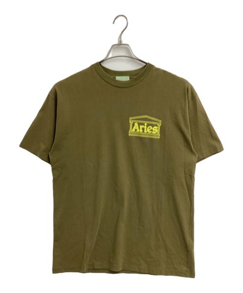 中古・古着通販】ARIES (アリーズ) Temple T-Shirt カーキ サイズ:L
