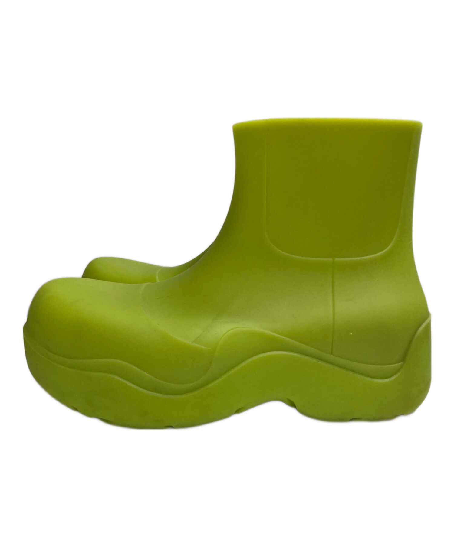 BOTTEGA VENETA　ボッテガヴェネタ　パドルブーツ　グリーン ボッテガヴェネタ パドルブーツ 36 グリーン 中古・古着通販