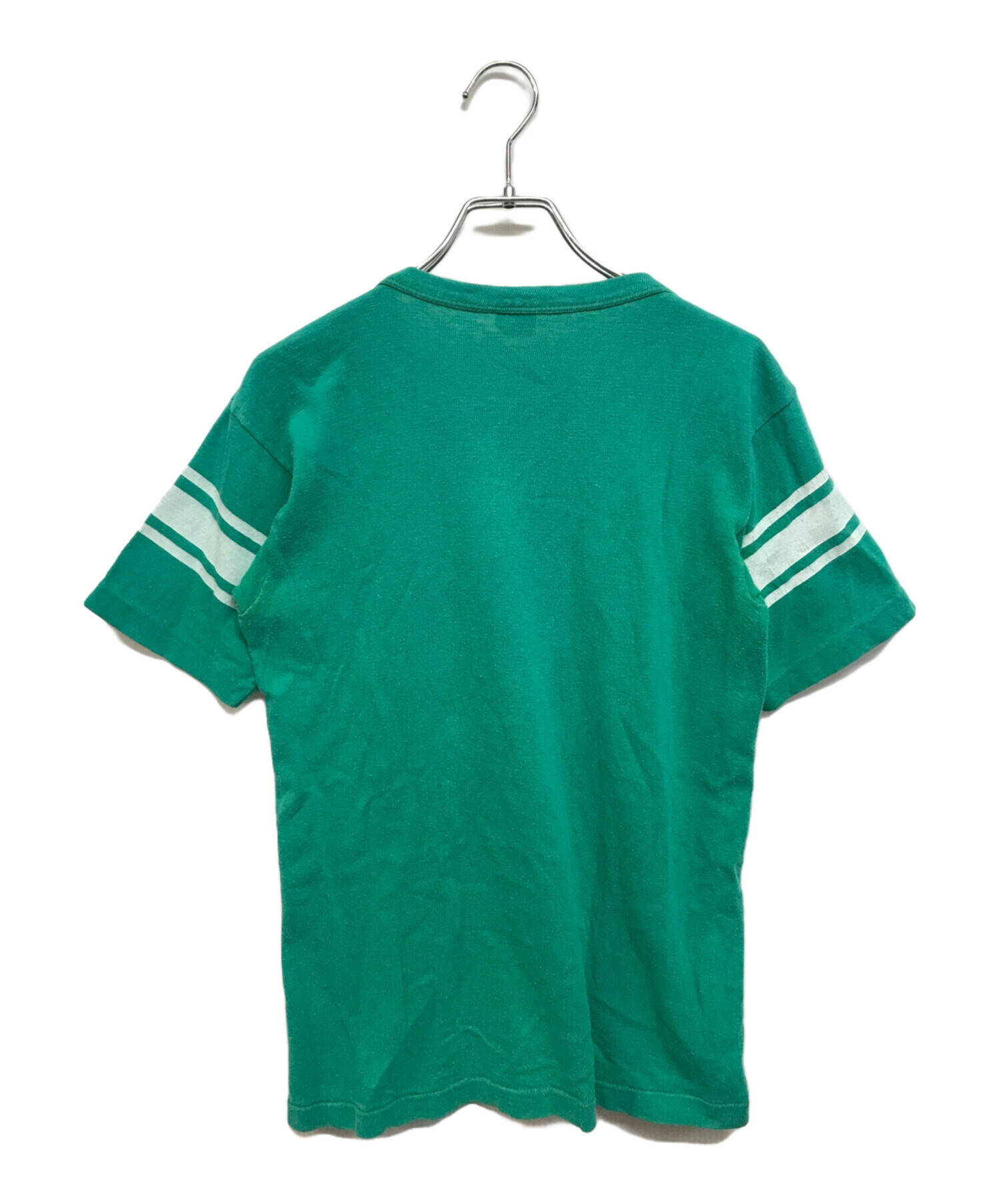 中古・古着通販】Champion (チャンピオン) Tシャツ グリーン サイズ:M 