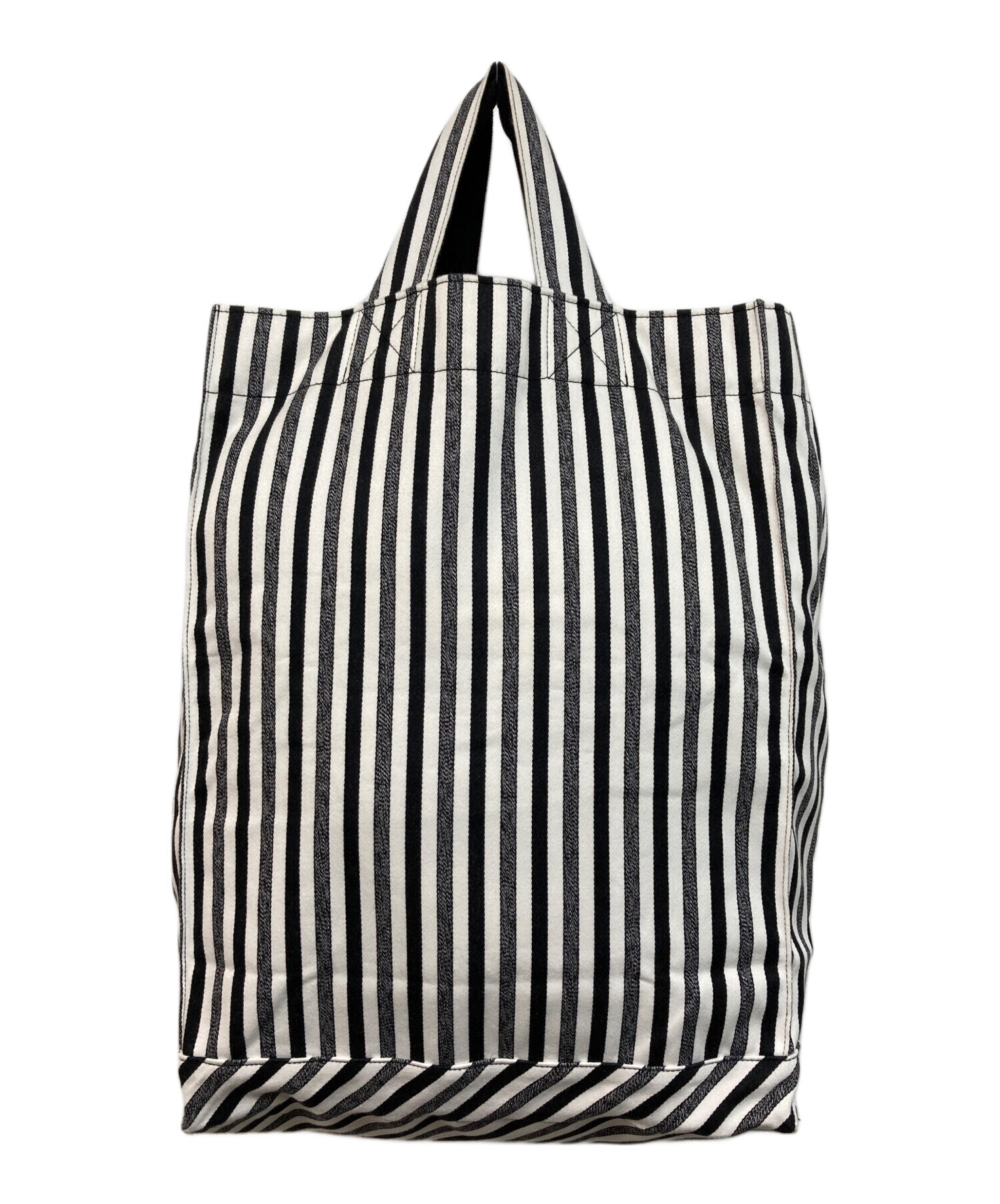 中古・古着通販】BLAMINK (ブラミンク) ストライプトートバッグ