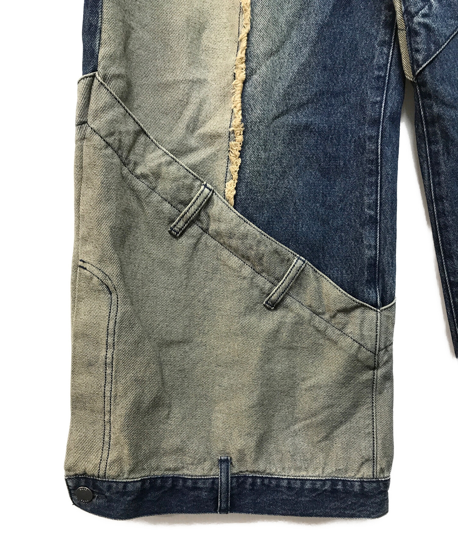 完売色】HARE サイコウチクデニムパンツ ブルー S｜HARE(ハレ