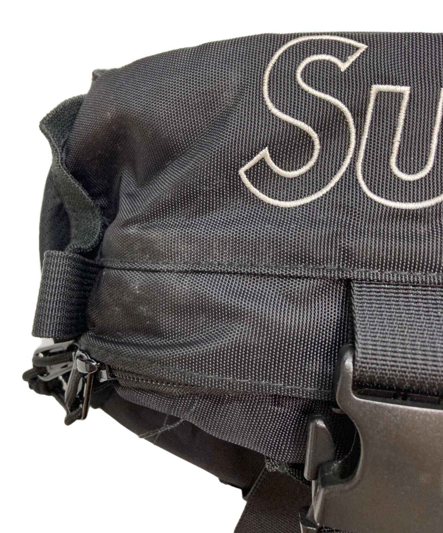 Supreme ボディバッグ ブラック CORDURA Supreme シュプリーム 19AW Waist Bag Cordura コーデュラ ロゴ
