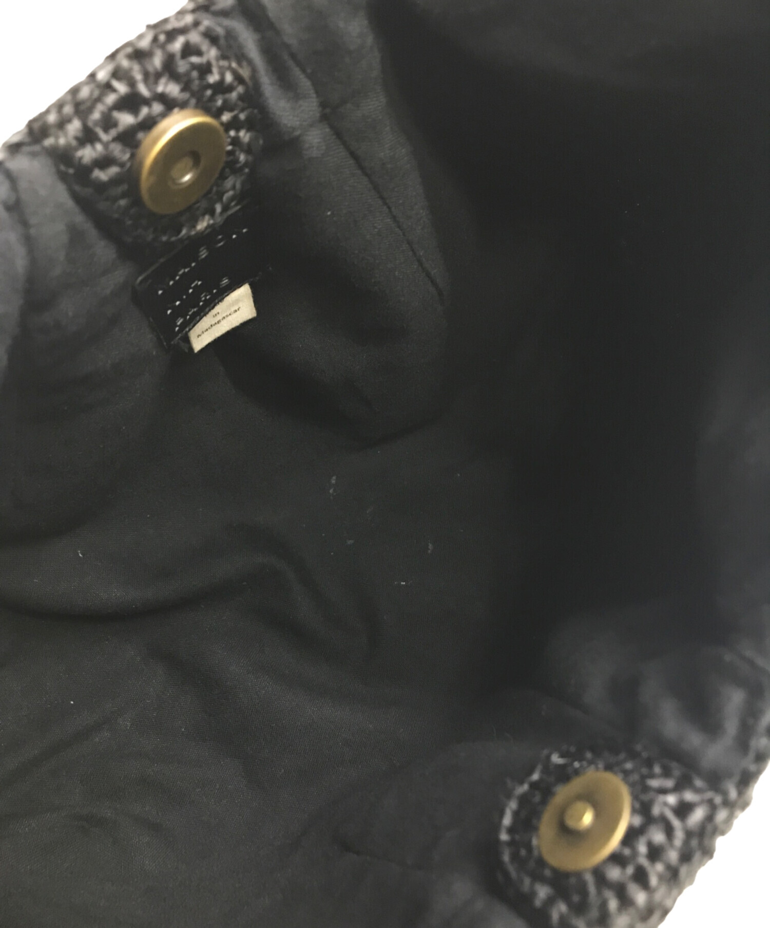 MAISON N.H PARIS ショルダーバッグ  黒 【古着】【中古】【送料無料】 中古・古着通販】MAISON N.H PARIS (メゾン・エヌ・アッシュ・パリ