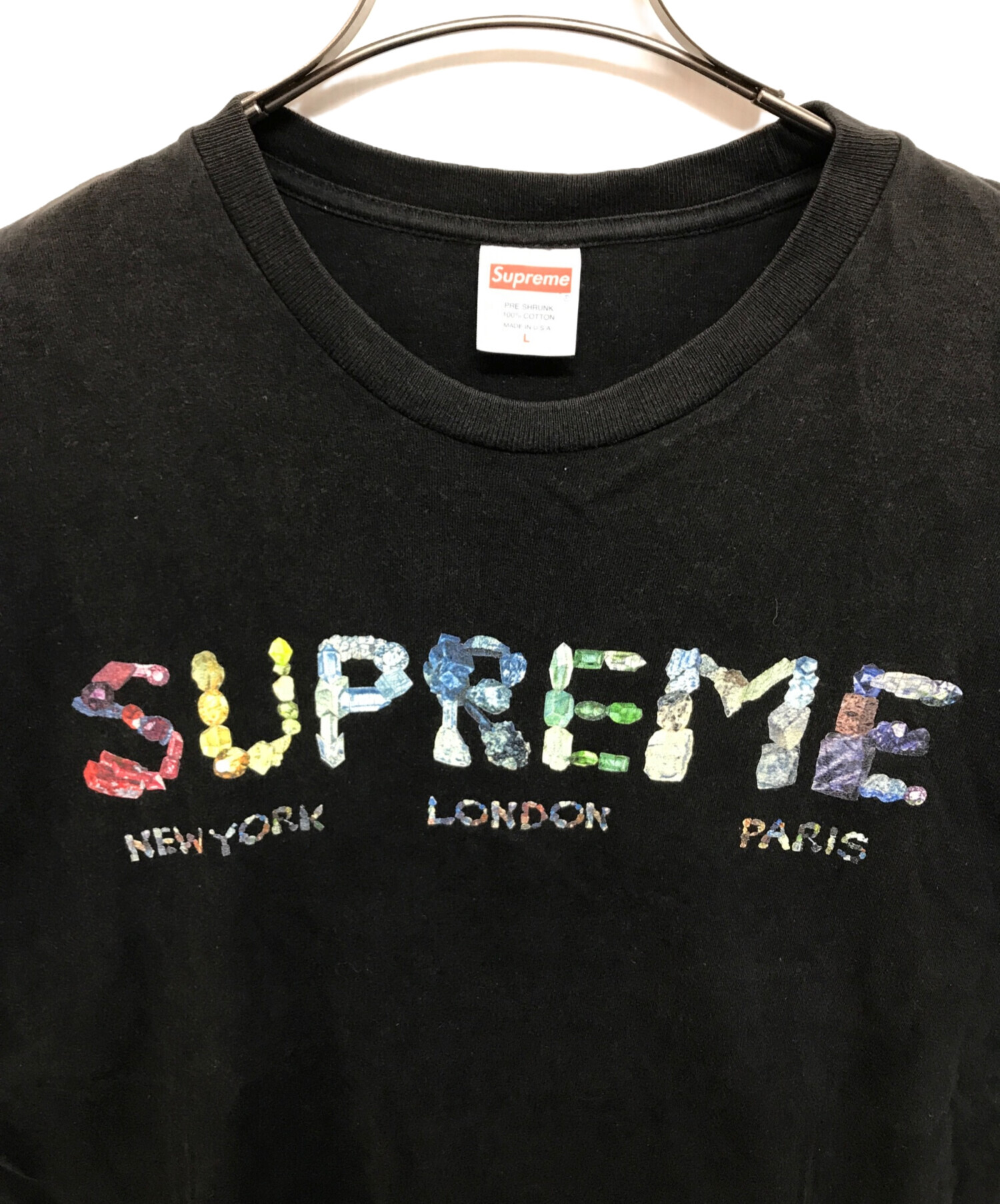 中古・古着通販】SUPREME (シュプリーム) Rocks Tee ブラック サイズ:L 