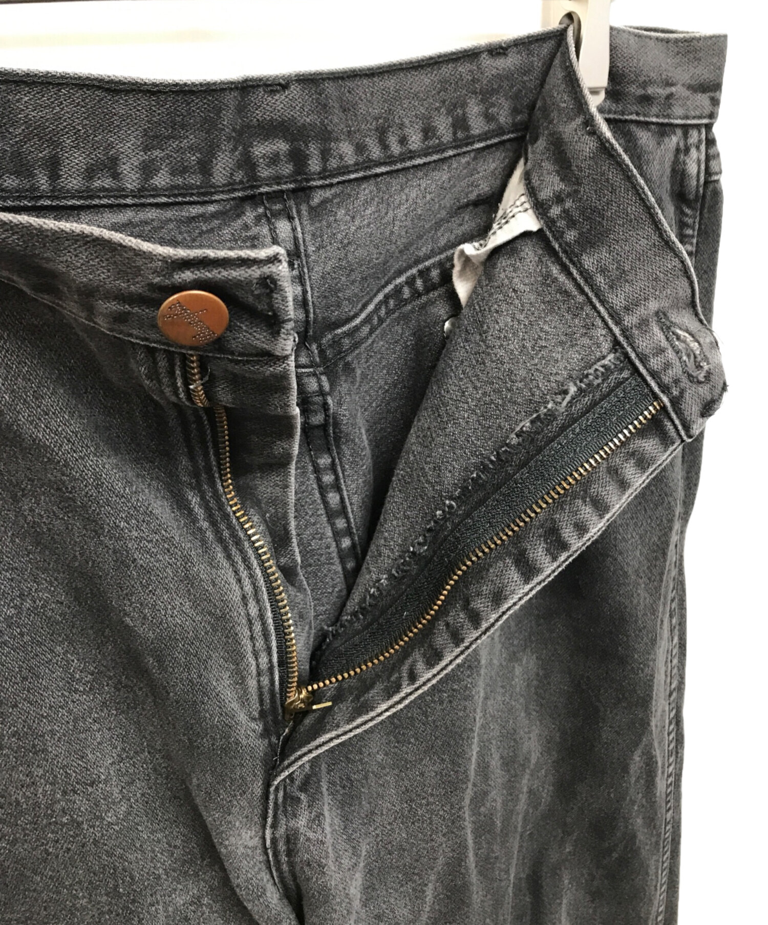 中古・古着通販】Wrangler (ラングラー) 90sデニムパンツ ブラック