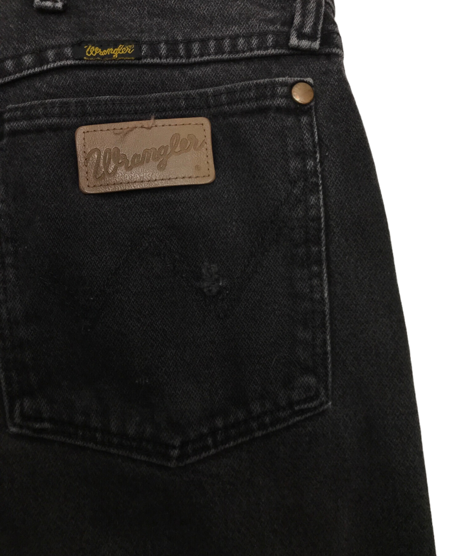 中古・古着通販】Wrangler (ラングラー) 90sデニムパンツ ブラック