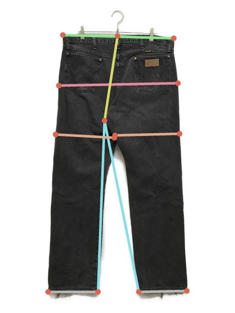 中古・古着通販】Wrangler (ラングラー) 90sデニムパンツ ブラック
