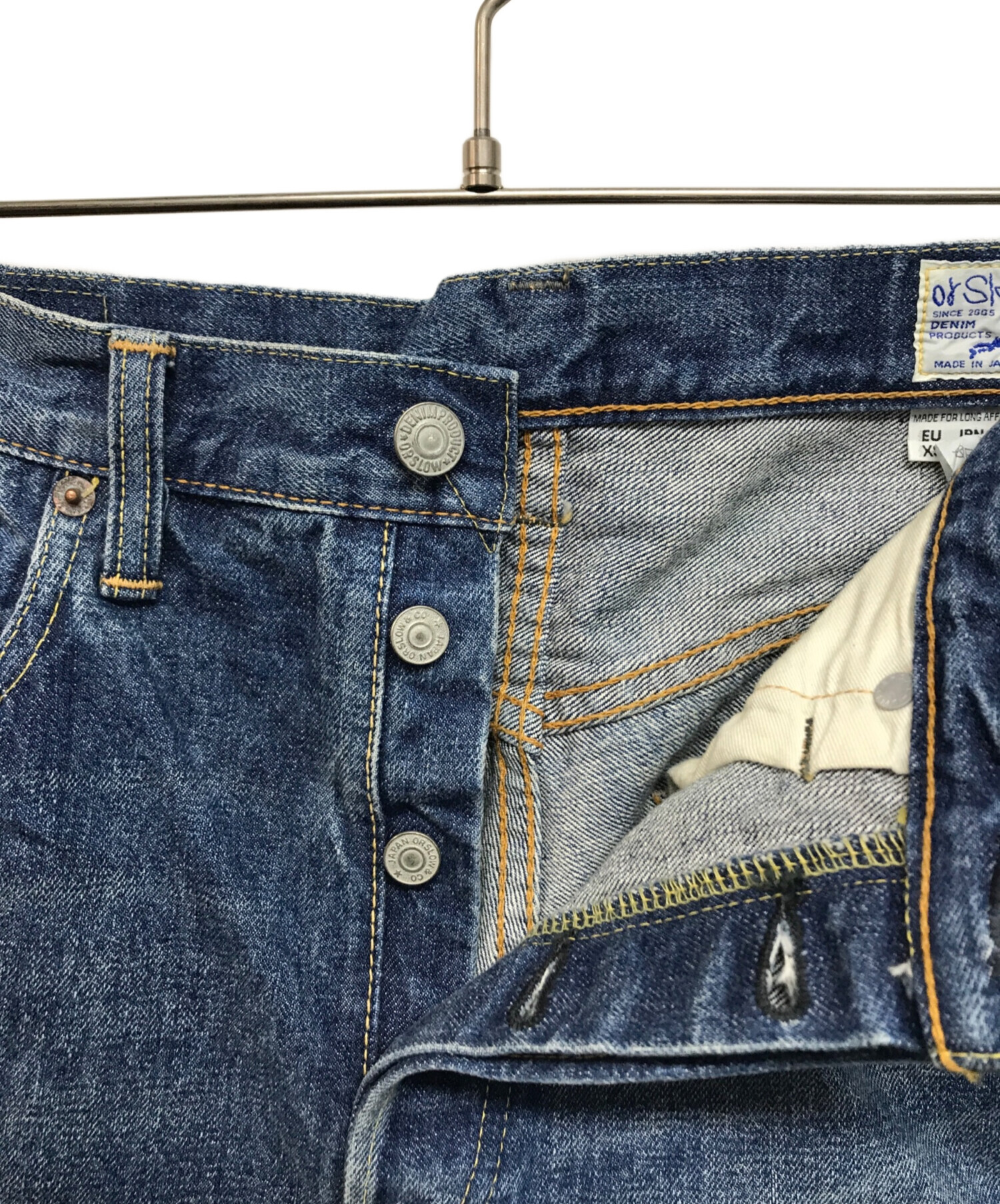 中古・古着通販】orSlow (オアスロウ) STANDARD DENIM 105 2Year Wash 