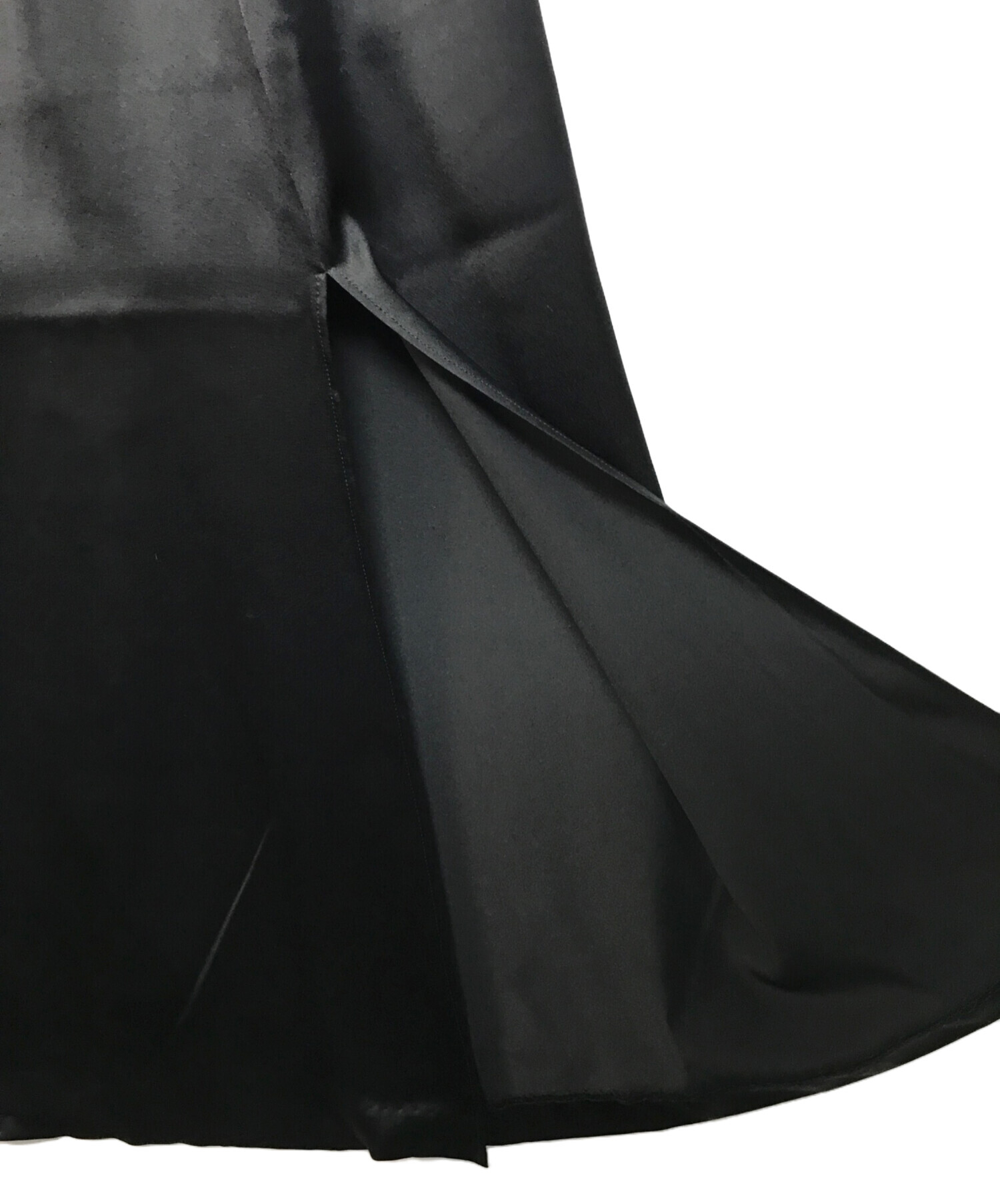 中古・古着通販】LUDLOW (ラドロー) シルクスカート ブラック サイズ