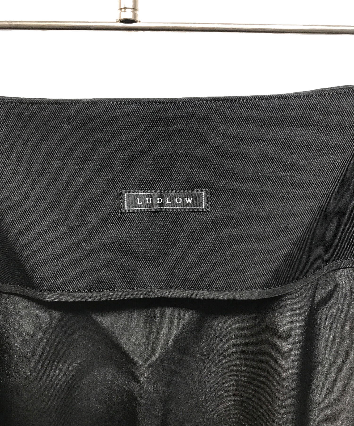 中古・古着通販】LUDLOW (ラドロー) シルクスカート ブラック サイズ