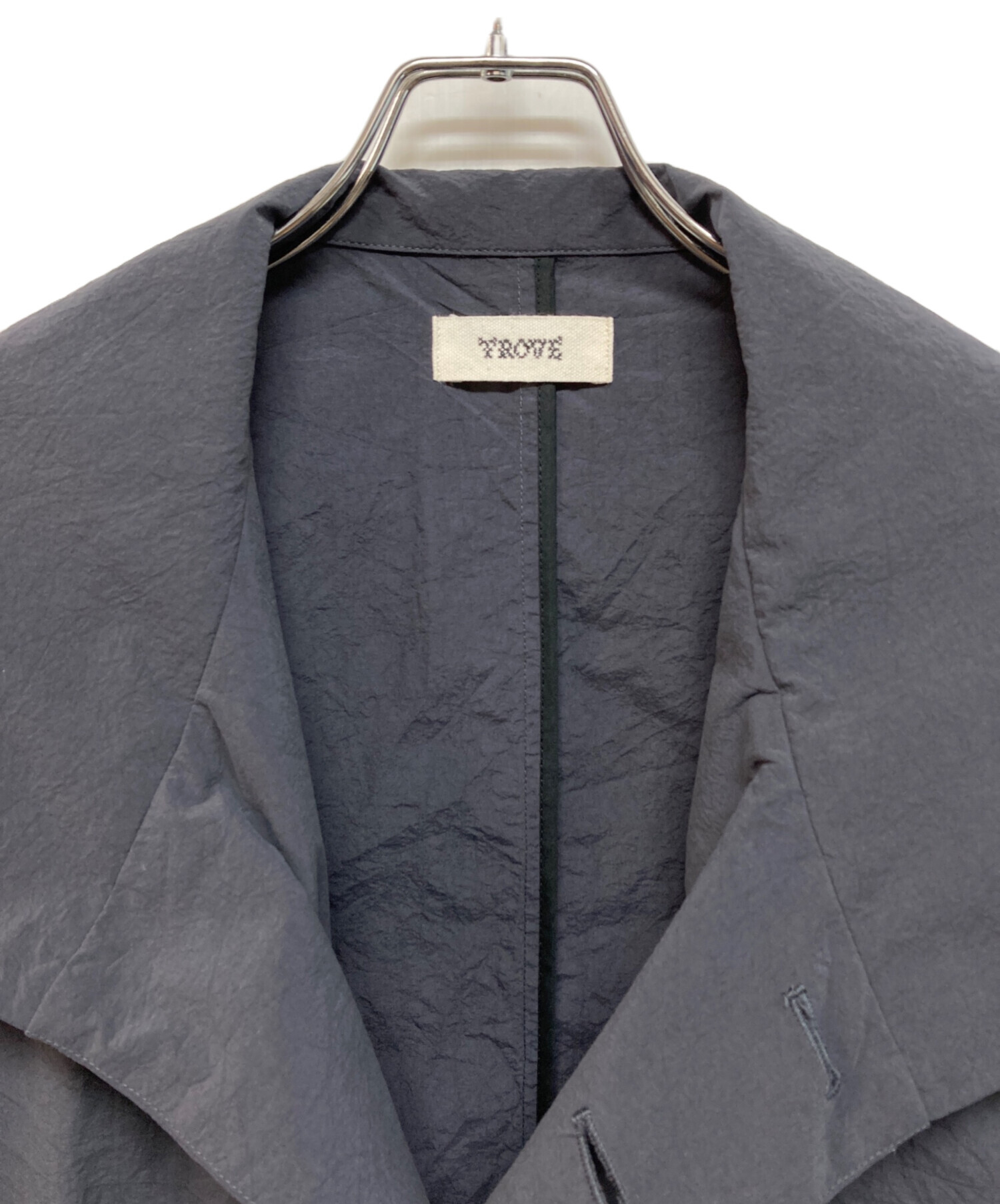 中古・古着通販】TROVE (トローヴ) PAPERI COAT チャコールグレー