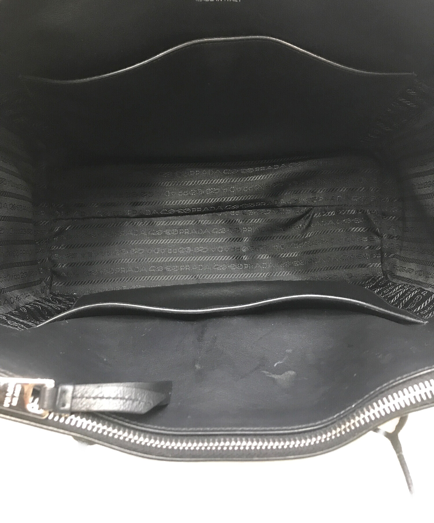 中古・古着通販】PRADA (プラダ) GRACE LUX 2WAYトートバッグ ブラック 