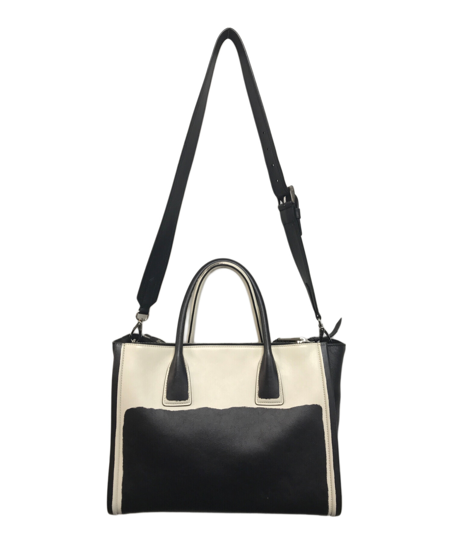 中古・古着通販】PRADA (プラダ) GRACE LUX 2WAYトートバッグ ブラック 