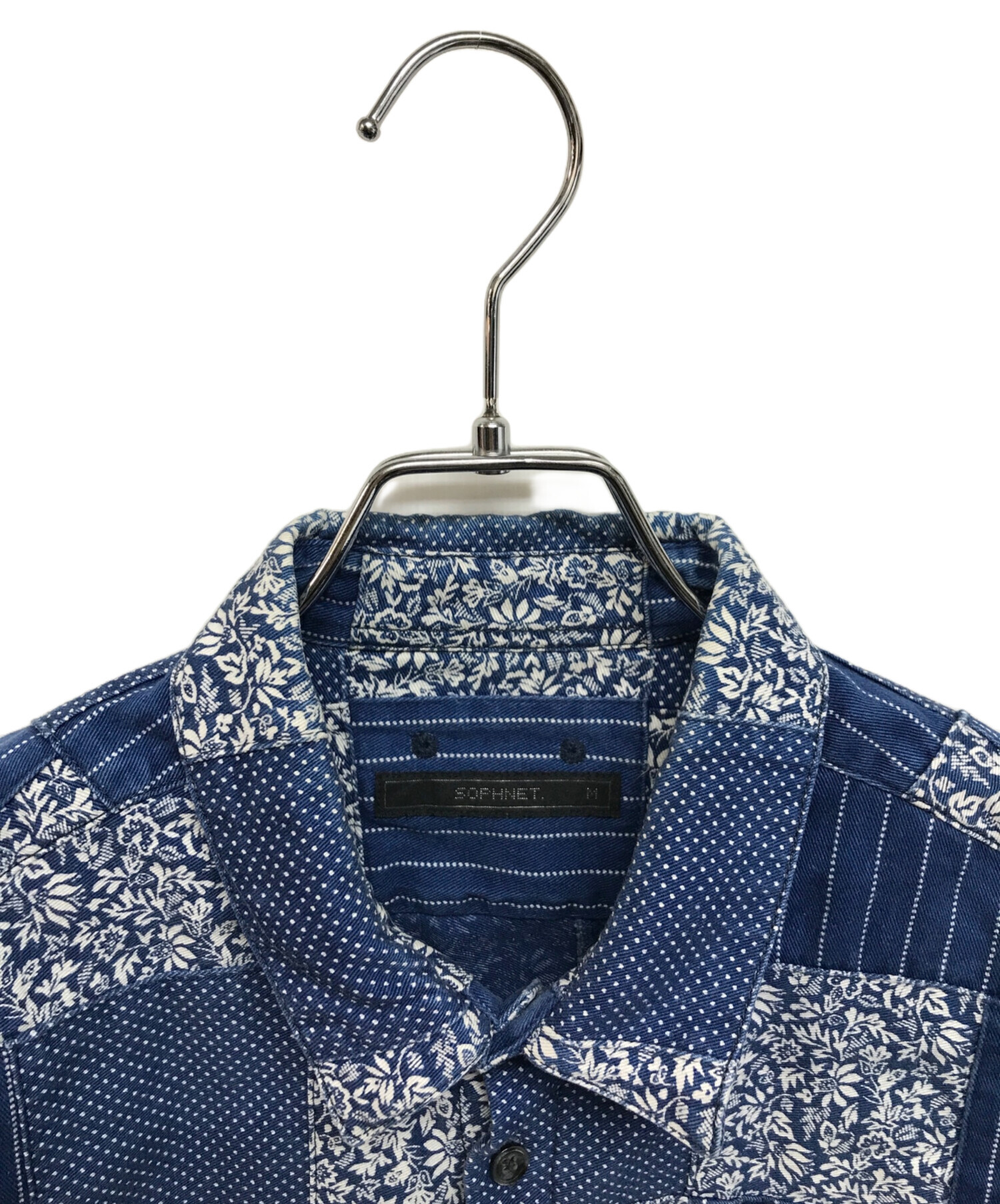◇新品◇ ソフ ソフネット soph.net パッチワーク デニム チノパン M