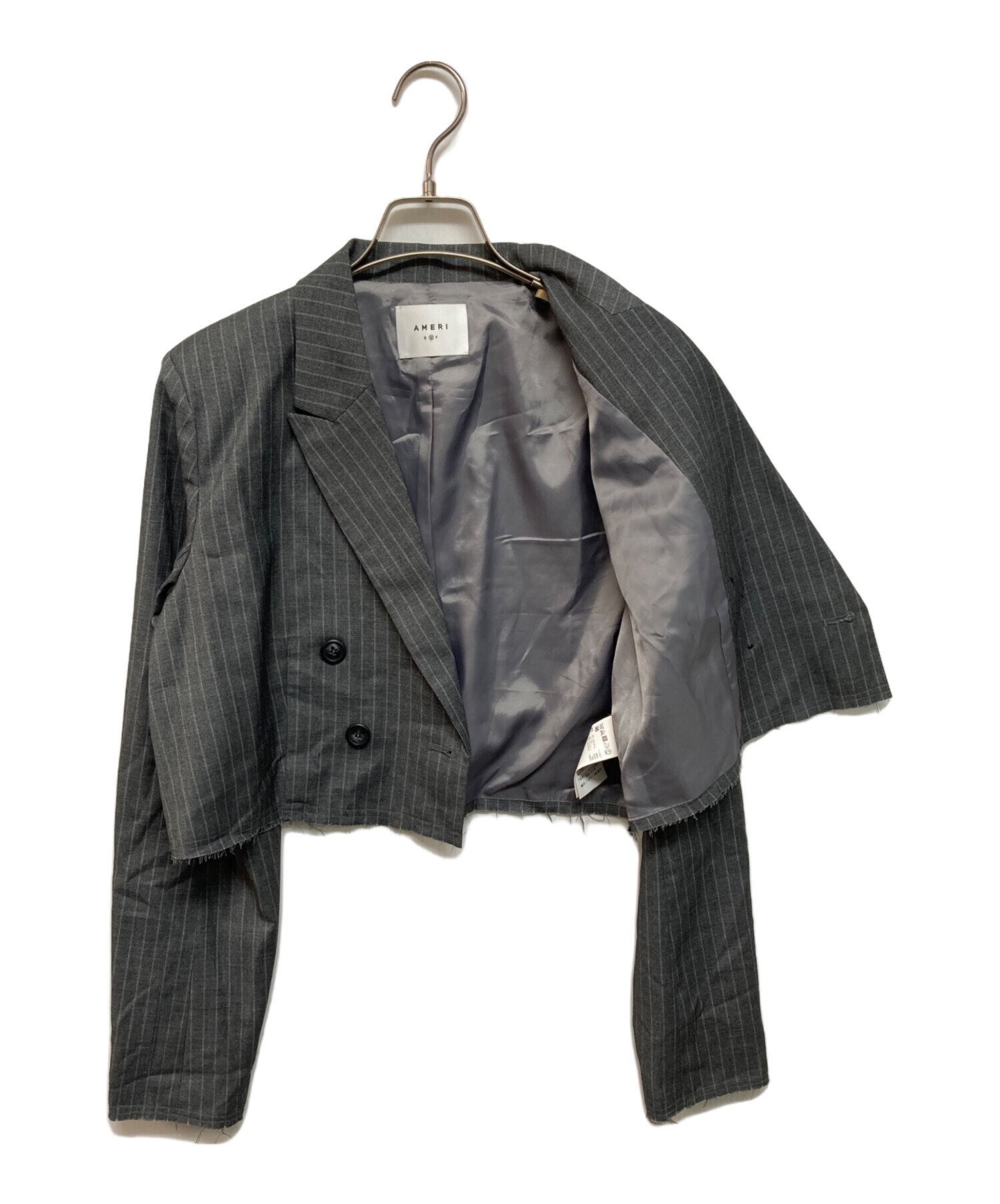 AMERI VINTAGE SHIRT SET JACKET グレーAMERI VINTAGE SHIRT SET JACKET