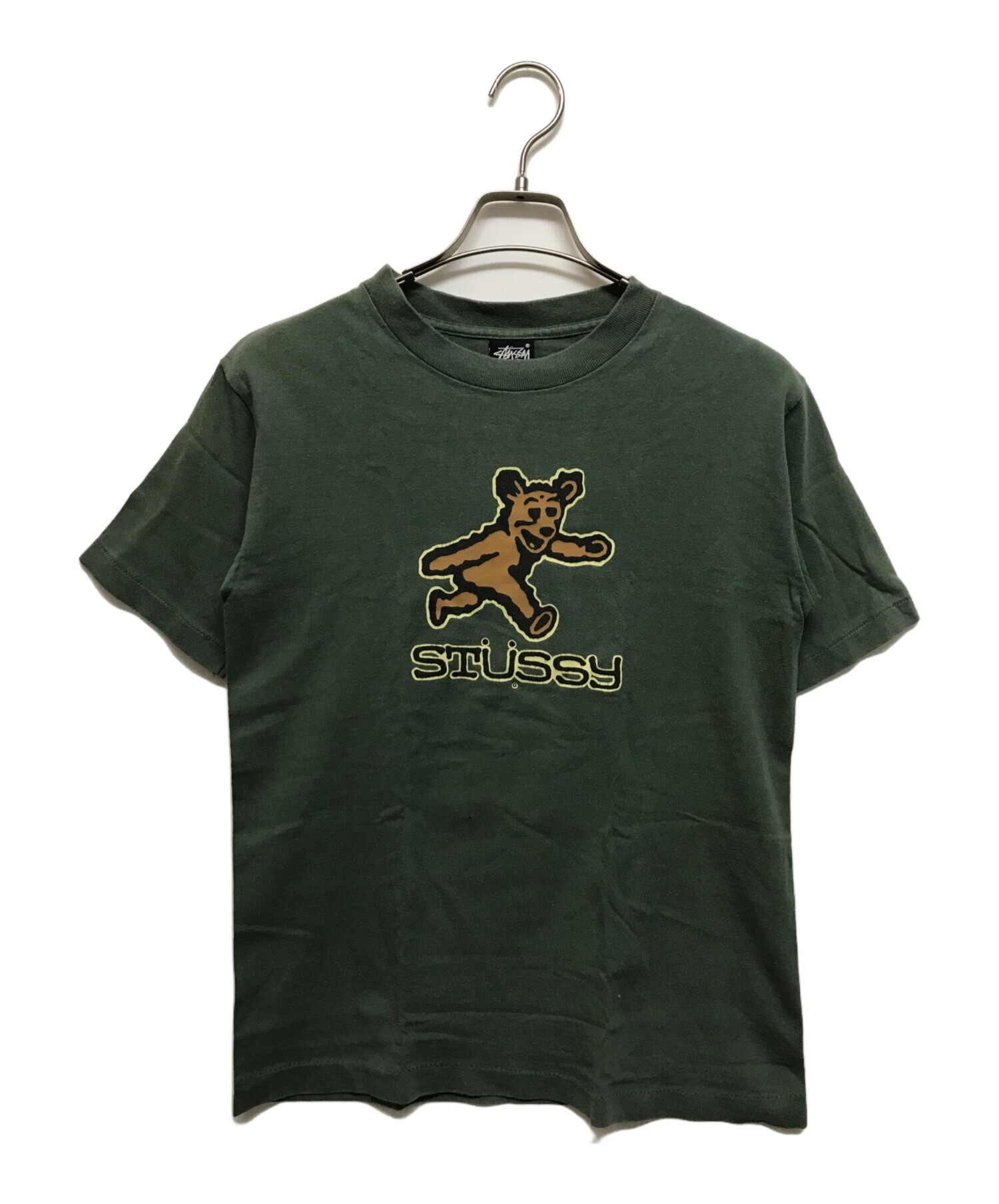 中古・古着通販】stussy (ステューシー) 80s BEAR Tee グリーン サイズ 