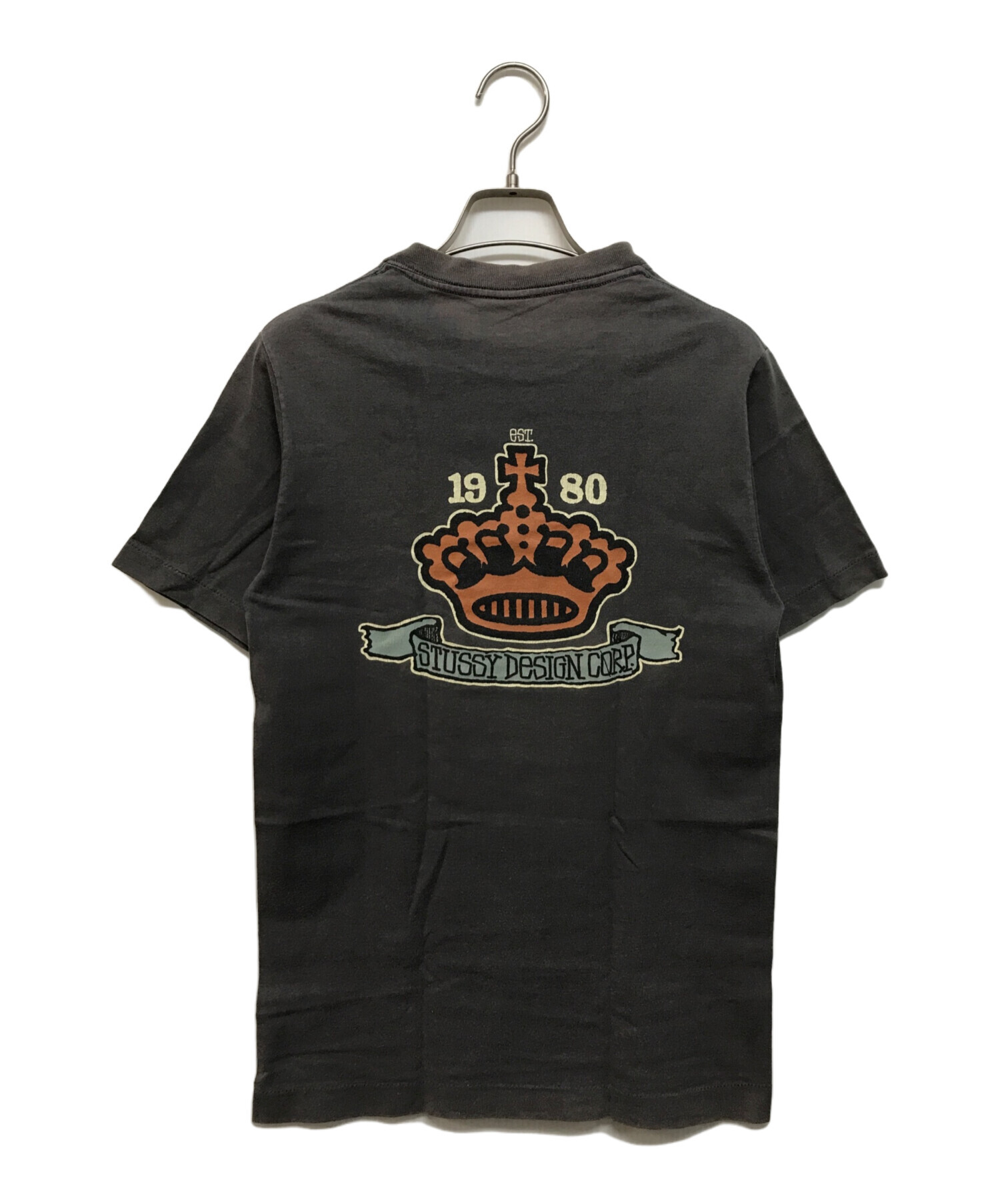 中古・古着通販】stussy (ステューシー) 80s CROWN Tee グレー サイズ