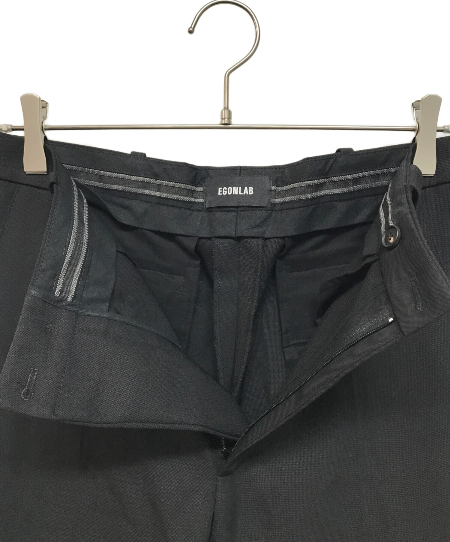 中古・古着通販】EGONLAB (エゴンラボ) samy pants ブラック サイズ