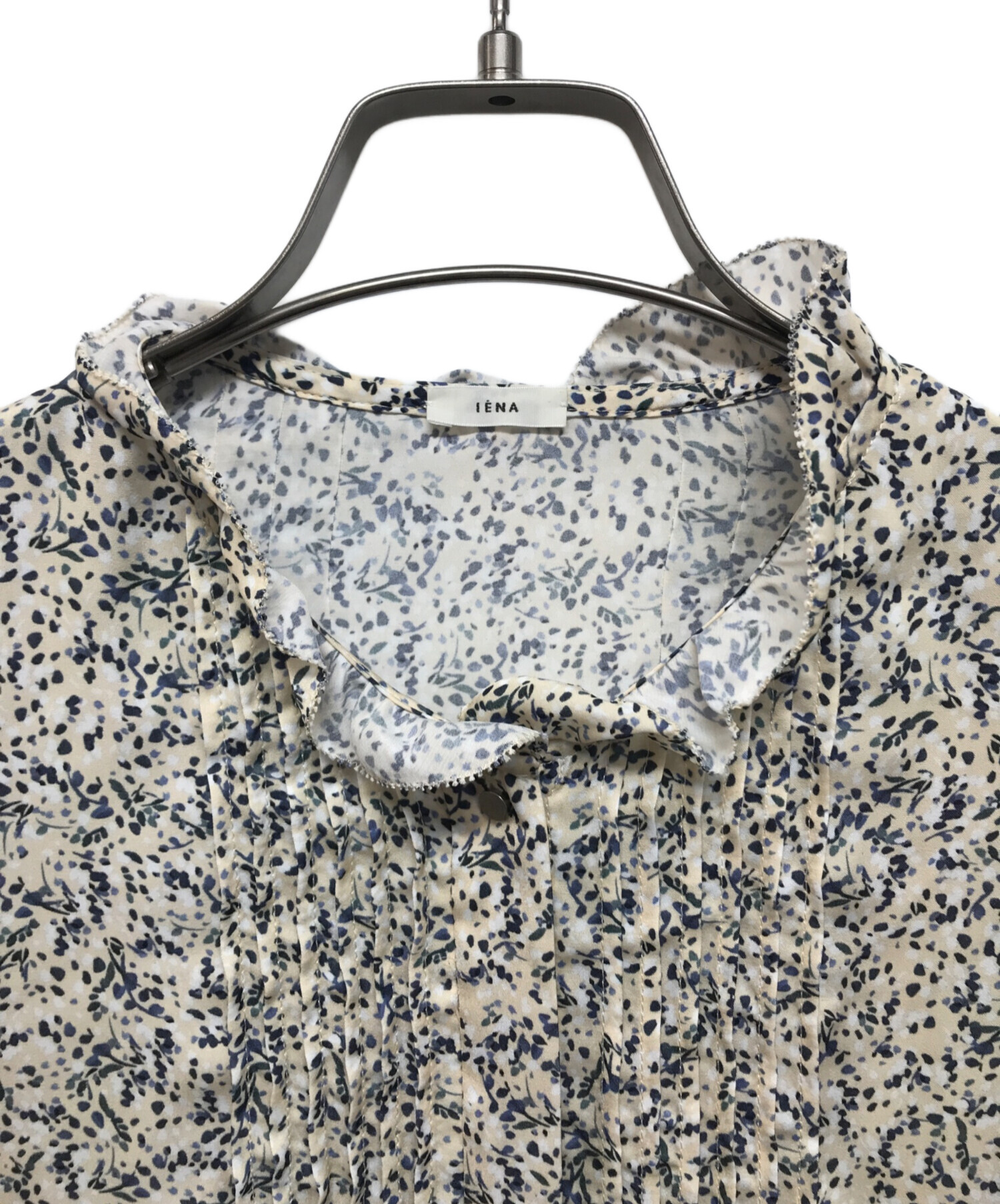 中古・古着通販】IENA (イエナ) ミュゲットパターンピンタック フリル 