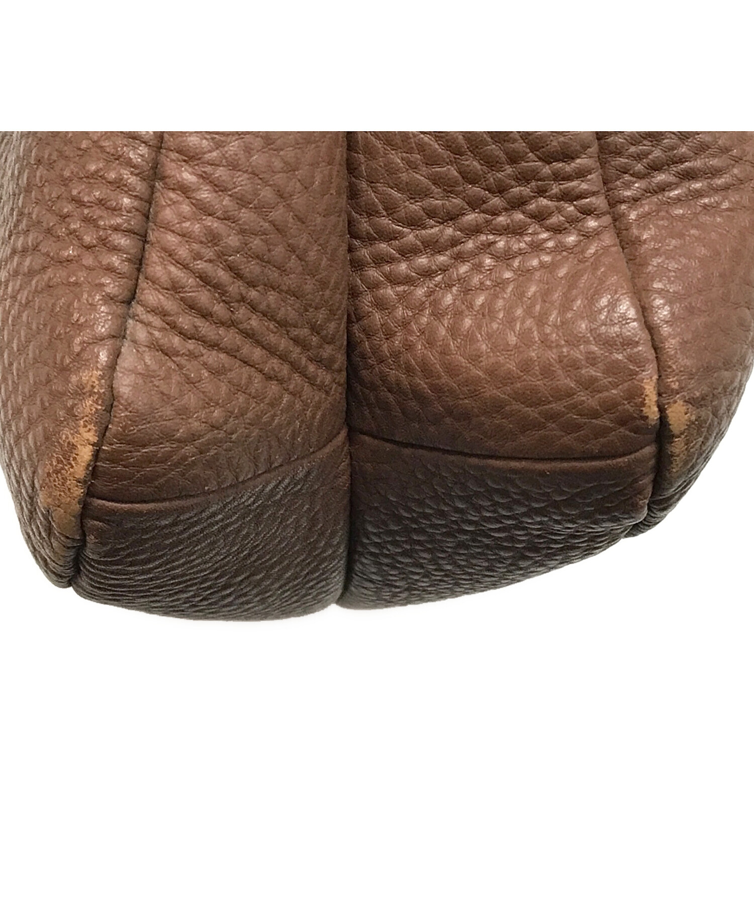 中古・古着通販】PRADA (プラダ) レザーワンショルダーバッグ ブラウン