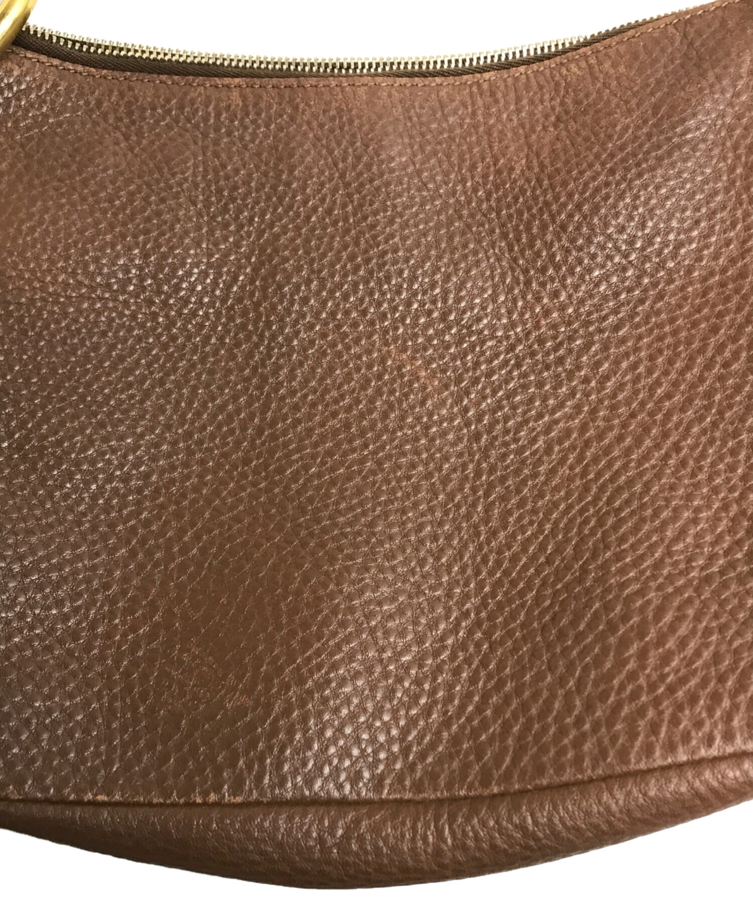 中古・古着通販】PRADA (プラダ) レザーワンショルダーバッグ ブラウン