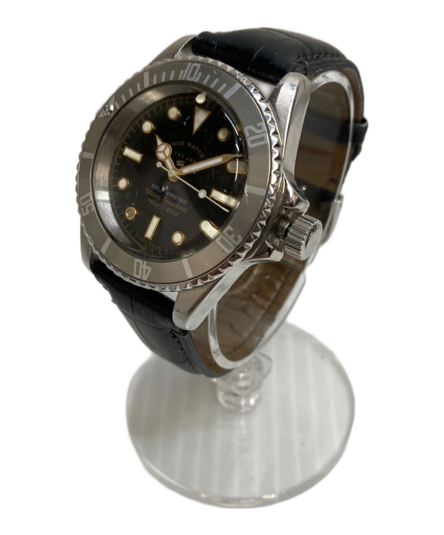 VAGUE WATCH CO. ダイバーズウォッチ 腕時計 BLKSUB 中古 VAGUE WATCH