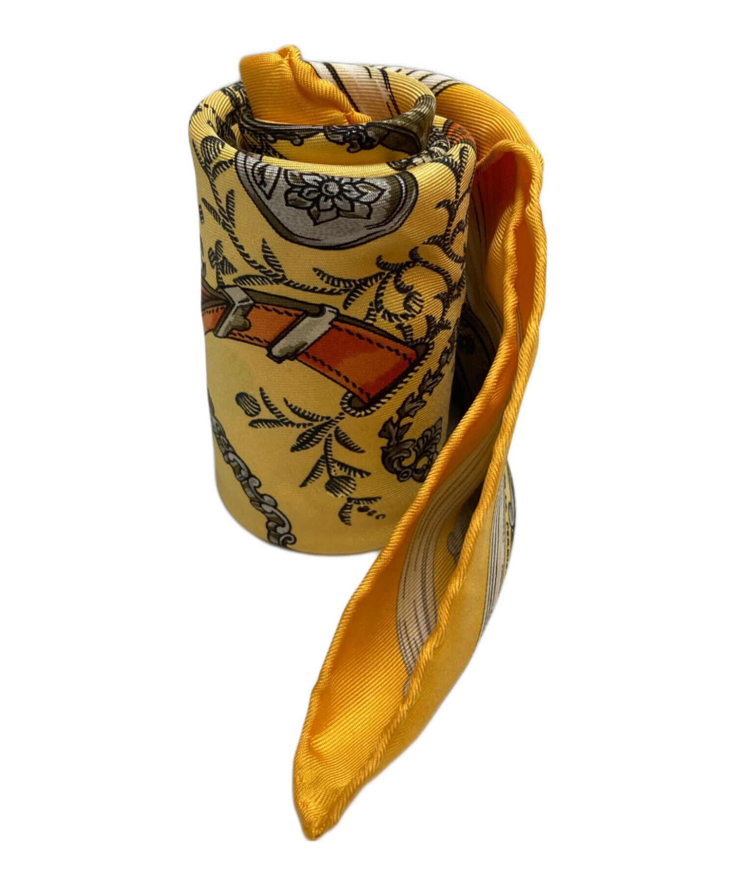 中古・古着通販】HERMES (エルメス) カレ40 Etriers イエロー
