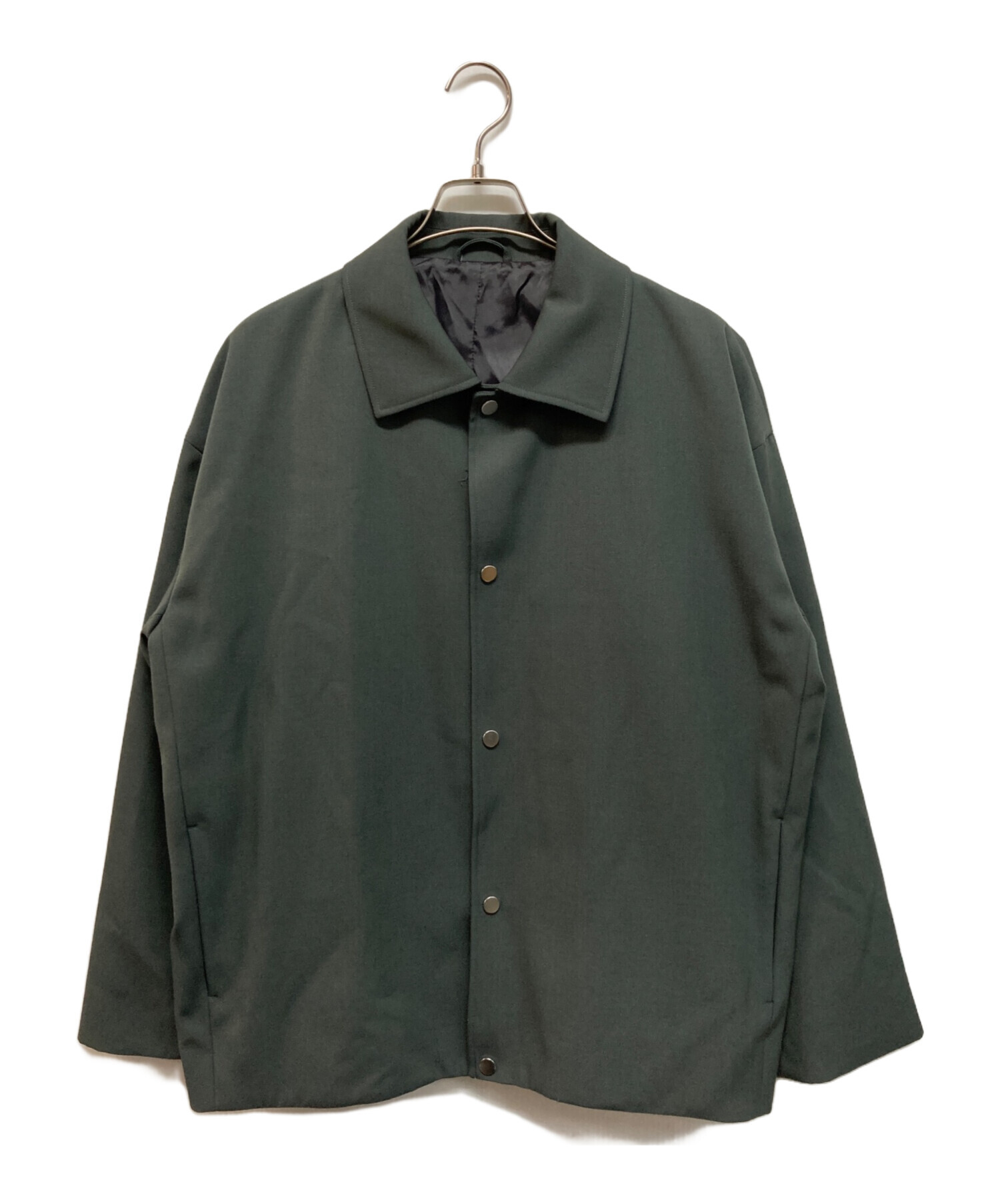 PUBLIC TOKYOコーチジャケットブルーグレー 新品 Sサイズ 含浸ウールギャバコーチジャケット（ブルゾン）｜PUBLIC TOKYO