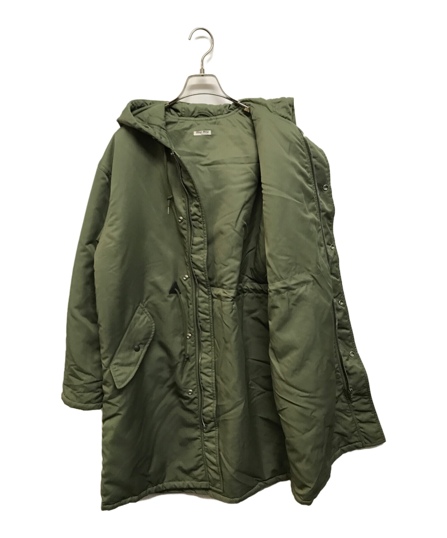 中古・古着通販】MIU MIU (ミュウミュウ) ナイロンボンバーコート