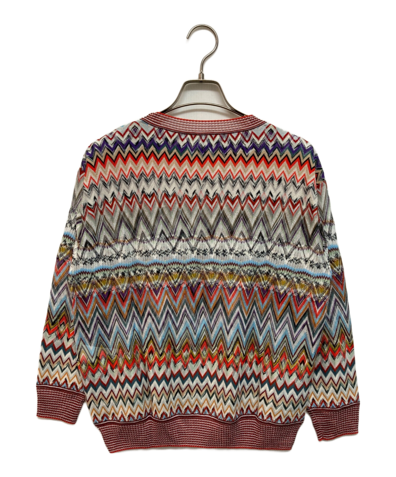 f*e様 MISSONI マルチカラージグザグカーディガン f*e様 MISSONI