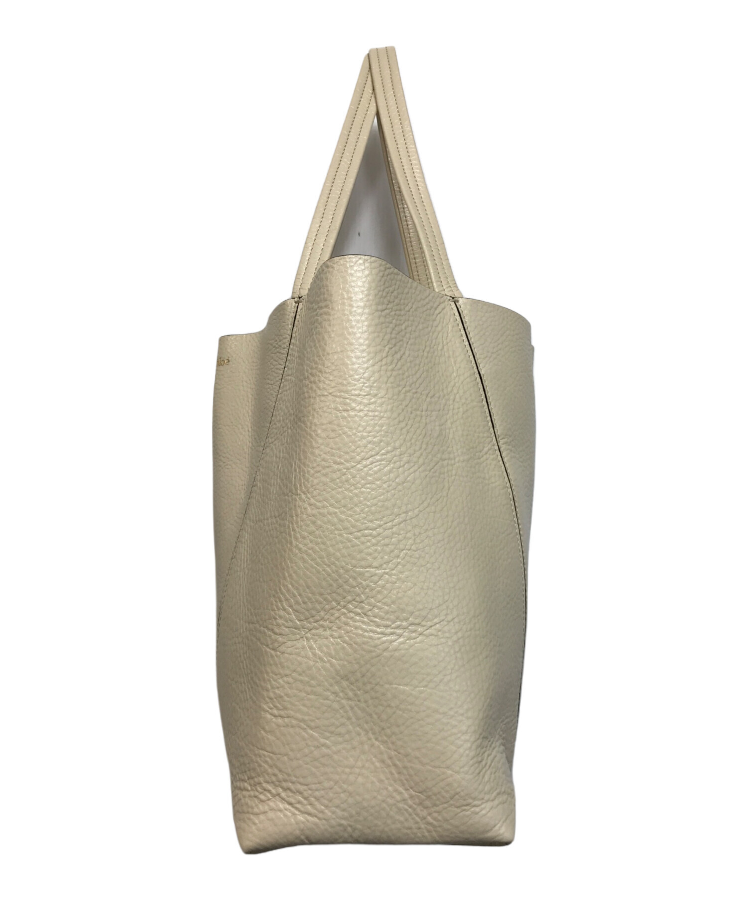 中古・古着通販】Chloe (クロエ) Spinトートバッグ ベージュ｜ブランド