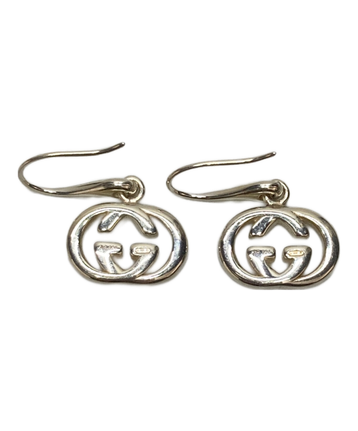 中古・古着通販】GUCCI (グッチ) Gロゴ ピアス シルバー｜ブランド