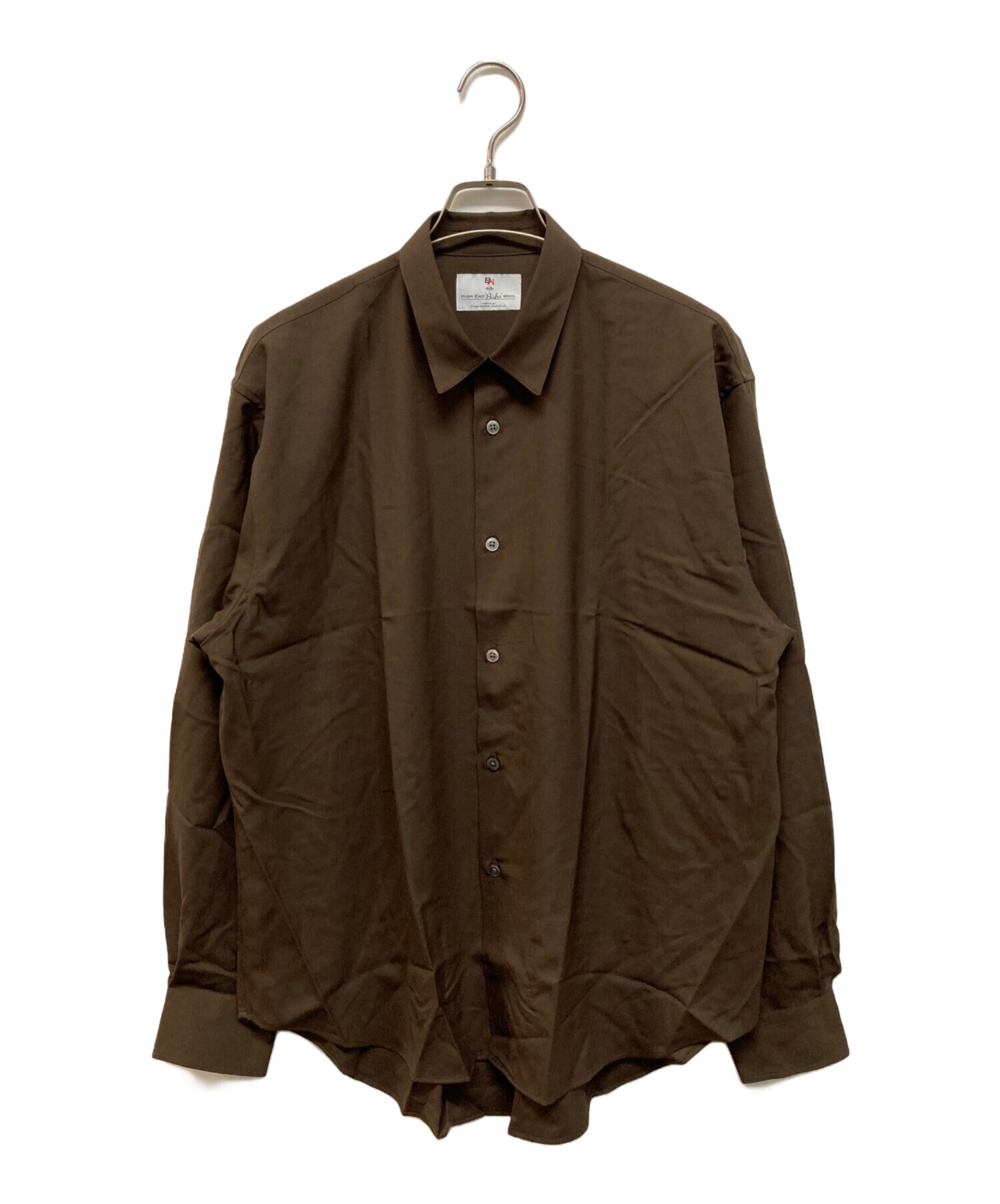 中古・古着通販】mb (エムビー) ハイエンド尾州ウールドレスシャツ