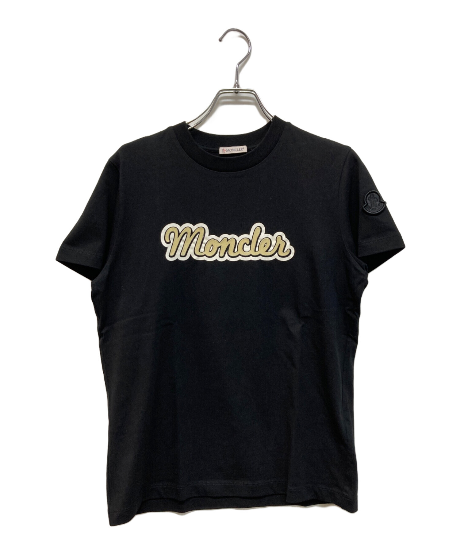 Moncler ブラック Tシャツ XS モンクレール