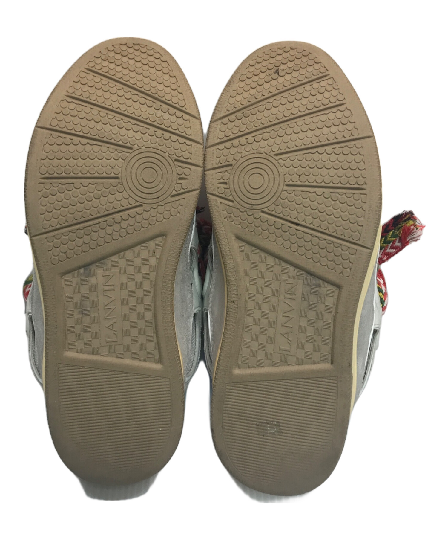 中古・古着通販】LANVIN (ライバン) CURB SNEAKER グレー サイズ:26cm 