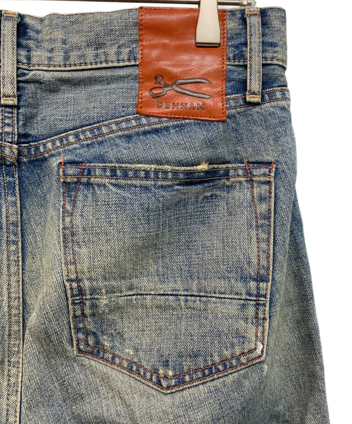 中古・古着通販】Denham (デンハム) デニムパンツ ブルー サイズ:81cm
