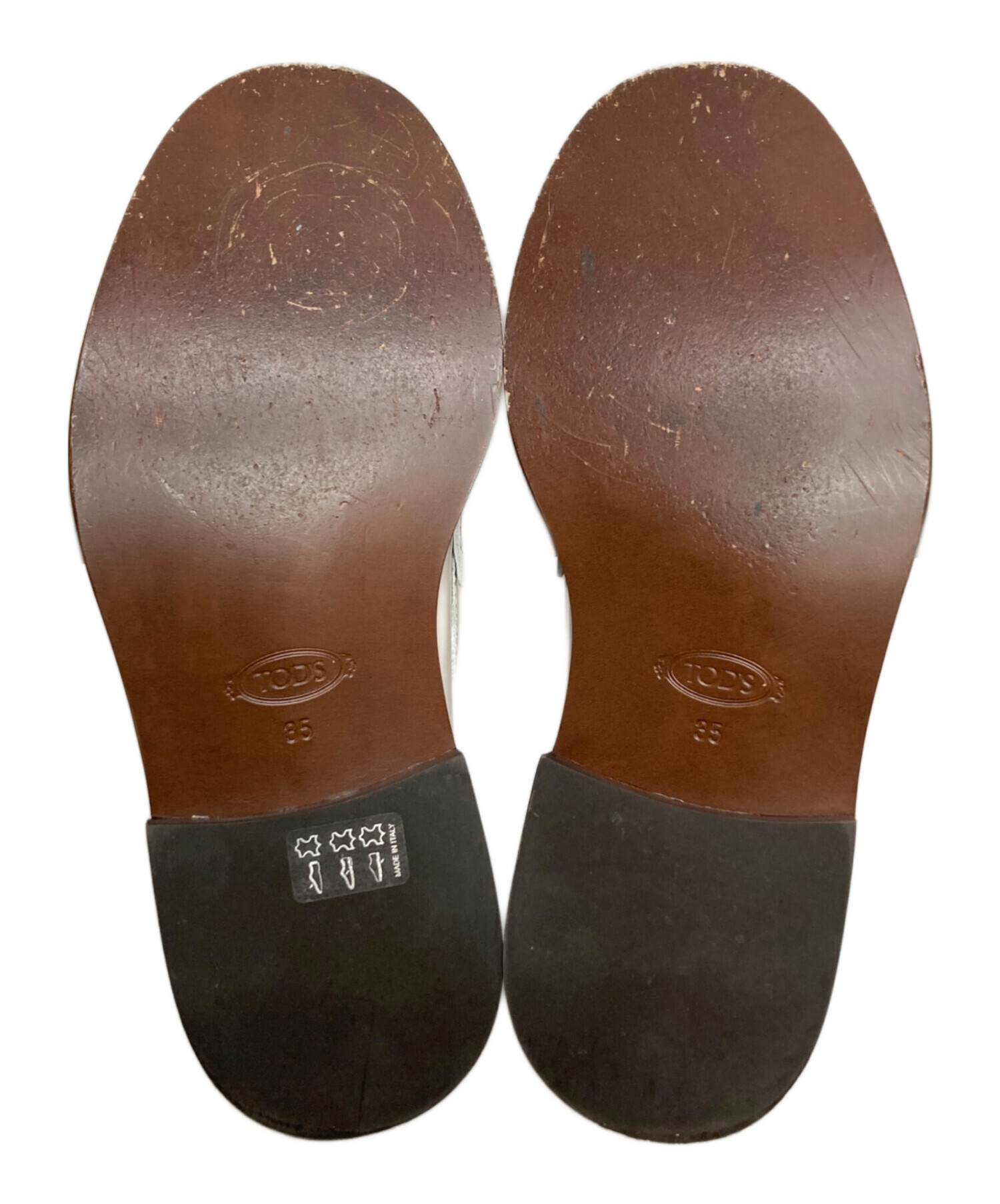 中古・古着通販】TOD'S (トッズ) ローファー ホワイト サイズ:35