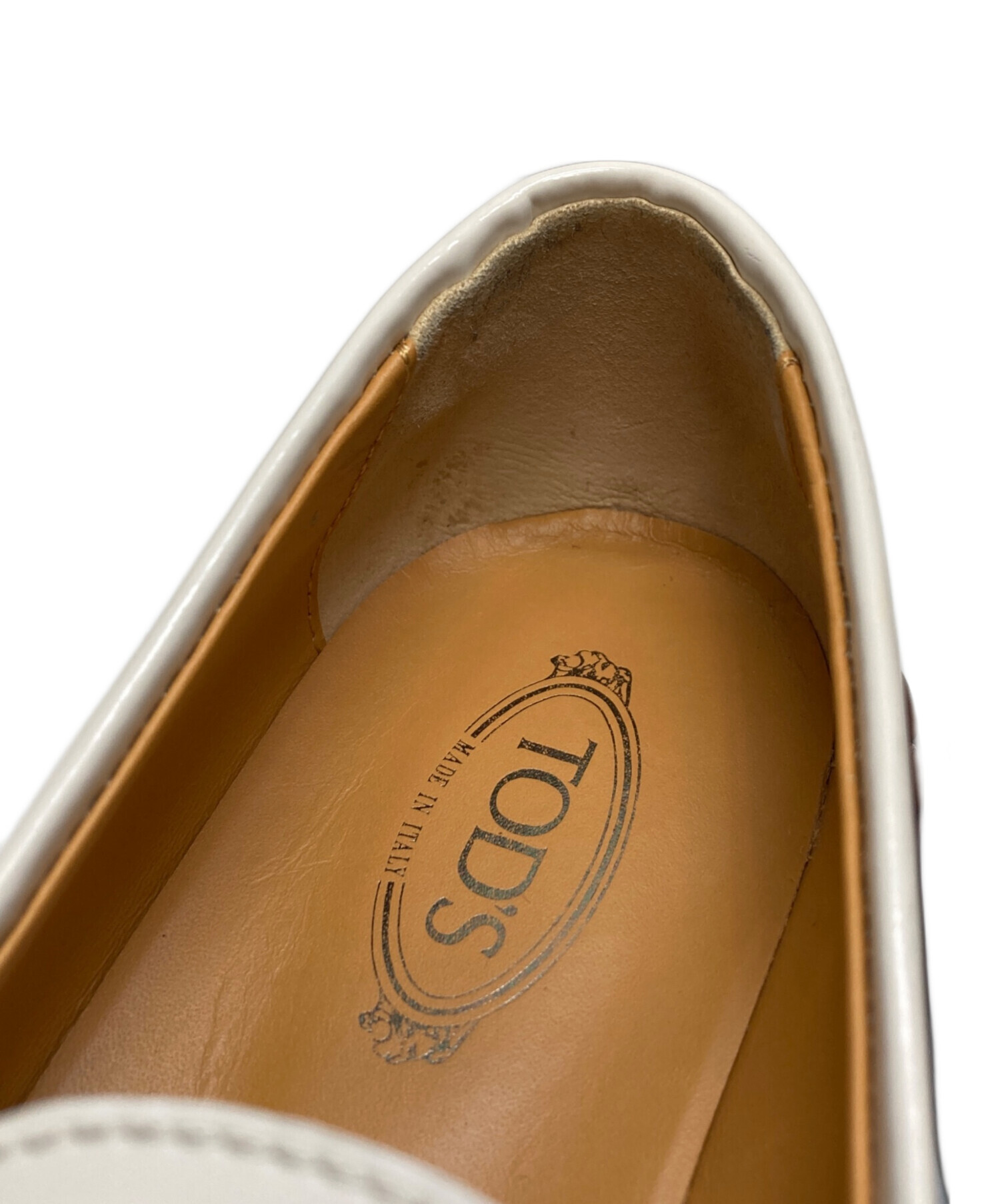 中古・古着通販】TOD'S (トッズ) ローファー ホワイト サイズ:35