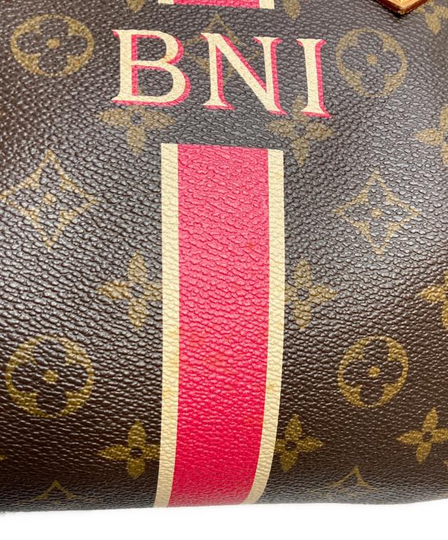 Louis Vuitton ボストンバッグ ブラウン/レッド 中古・古着通販】LOUIS VUITTON (ルイ ヴィトン) モノグラム
